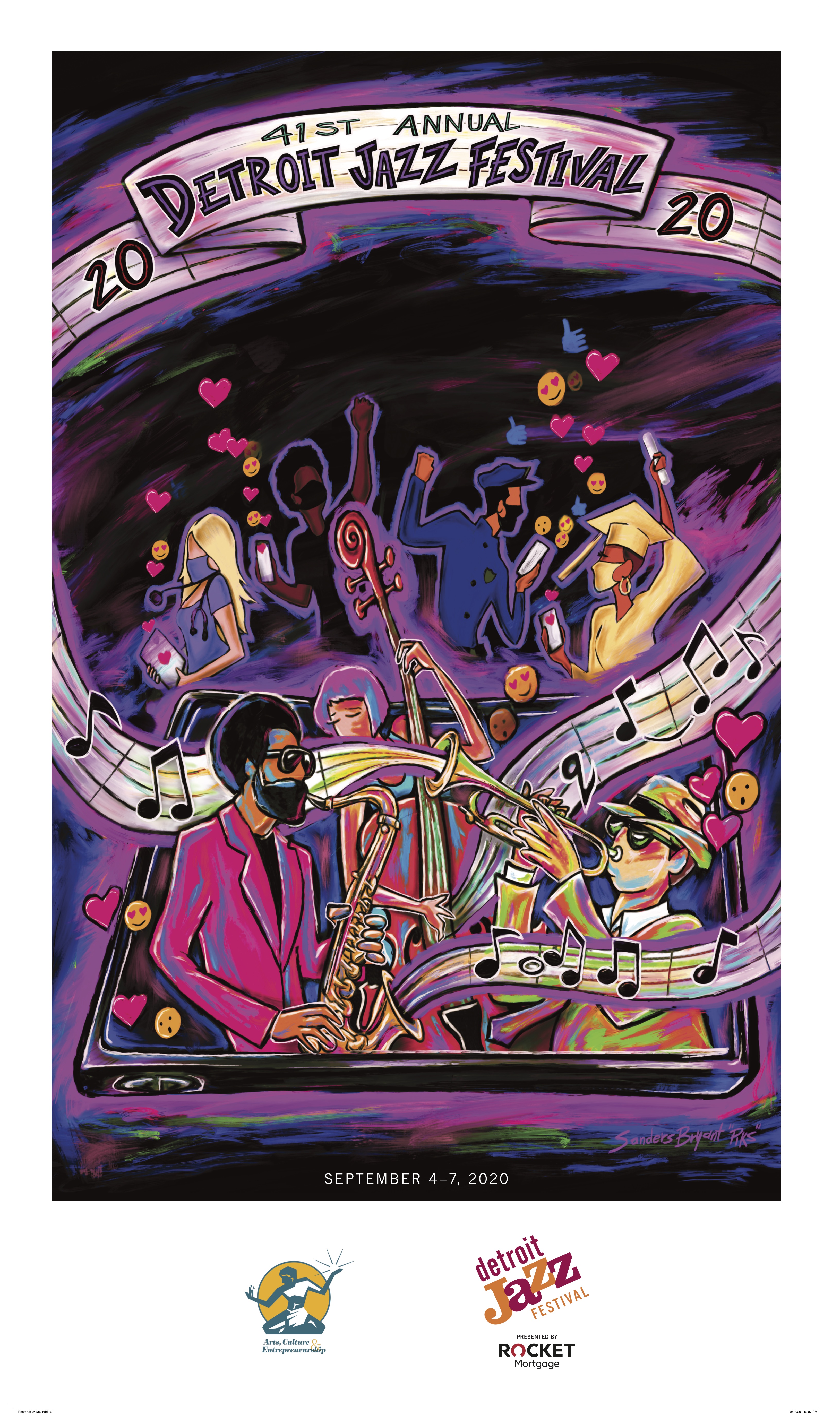 Official 41st Annual Detroit Jazz Festival Posters are Available at The